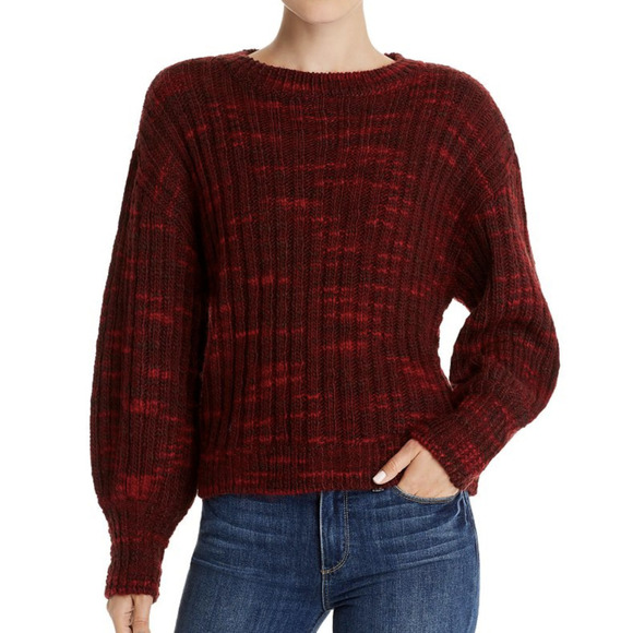 Parker Caims Ribbed Crewneck Sweater, Size...